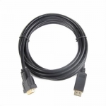 Кабель DisplayPort-DVI Cablexpert CC-DPM-DVIM-3M черный
